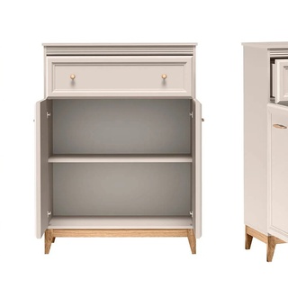 komoda 92 wysoka z szufladą Windsor 04 szafka na nóżkach do pokoju