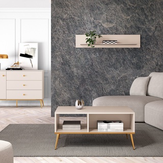półka 120 ścienna Selgin 08 kaszmir cashmere do pokoju sypialni