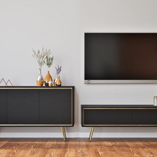 komoda 150 duża szeroka Tori 01 elegancka szafka nowoczesna czarna