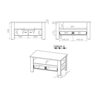 Ława Shelve 16