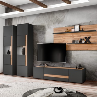 Szafka rtv 170 Reviva F01 komoda rtv antracyt