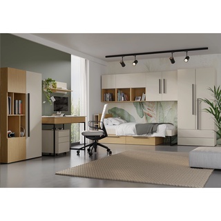 szafka 45 wisząca Lorin 12 półka zamykana ścienna do pokoju sypialni