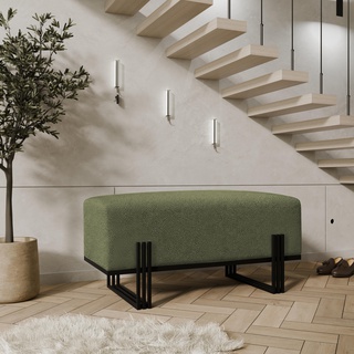 ławka 80 tapicerowana elegancka Theo siedzisko do przedpokoju