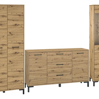 szafa 80 na nóżkach ubraniowa Nevio 17 dwudrzwiowa loft do pokoju