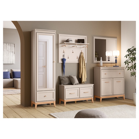 Zestaw garderoba WINDSOR 6 nowoczesna elegancka do przedpokoju