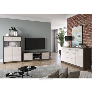 komoda 160 duża elegancka Avante 04 szafka szeroka szuflady półki