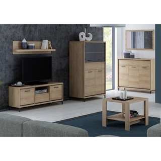 komoda 135 trzydrzwiowa z szufladami Mediolan 07 szafka pojemna