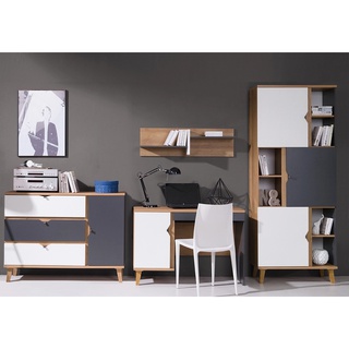 zestaw meblościanka młodzieżowa Memone 8 z biurkiem dla ucznia