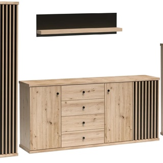 półka 120 wisząca Cali 09 na ścianę prosta loft do pokoju sypialni
