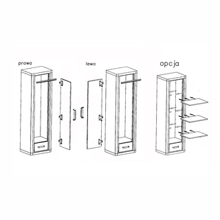 Szafa Dallas D19