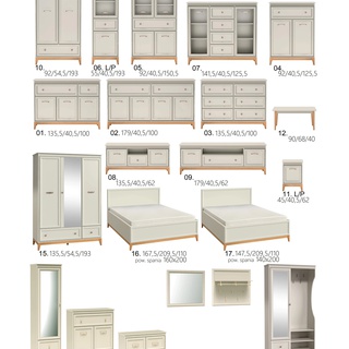 zestaw garderoba Windsor 6 nowoczesna elegancka do przedpokoju