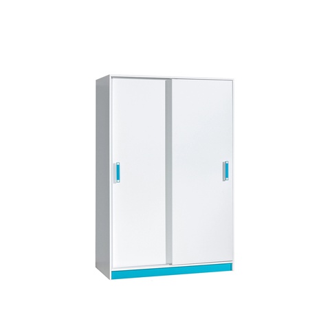 Szafa 120 przesuwna mała TRAFIKO 14 dla młodzieży dzieci biała do pokoju