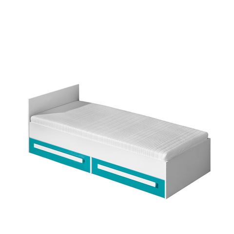 łóżko 90x200 z szufladami Guliver 11 młodzieżowe dla dzieci pojedyncze 90 jednoosobowe do pokoju sypialni