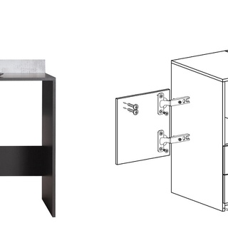 zestaw Tablo 11 z biurkiem rtv do pokoju młodzieżowego dziecięcego