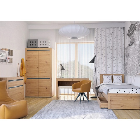 Zestaw ARIZONA 4 biurko komoda łóżko szafa do pokoju młodzieżowego