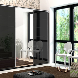 szafa 250 x 245 przesuwna z lustrem A32 duża szeroka 250x245