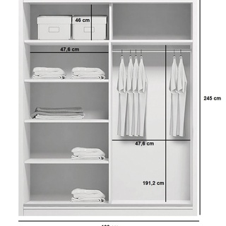 Szafa Przesuwna 100X245 A9 H-245 WYPRZEDAŻ