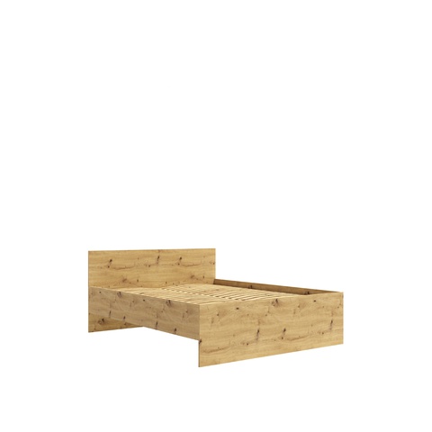 Łóżko 160X200 sypialniane MAXIONE 04 podwójne 160 artisan czarne