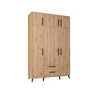 szafa 150 wysoka z nadstawką ARTI 01N duża garderoba szuflady półki