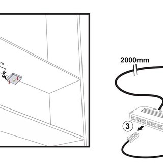 Oświetlenie LED 2LED01NB1Z power adapter + 2LED
