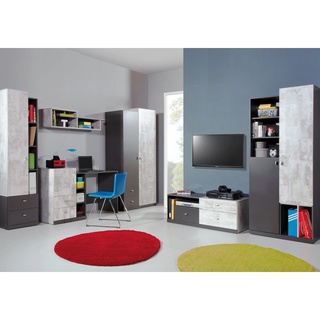 szafa 90 dwudrzwiowa Tablo 03 ubraniowa z szufladami młodzieżowa