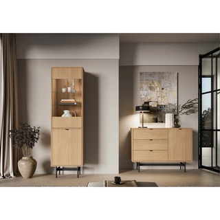 witryna 65 Reynos 02 gablota słupek wąski wysoki przeszklony regał