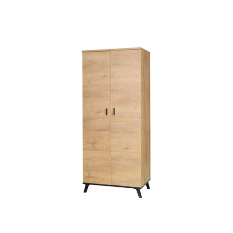 Szafa 81 ubraniowa na nóżkach JOHN 01 garderoba z półką i drążkiem