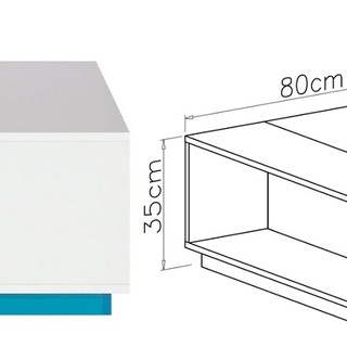 zestaw meble młodzieżowe Mobi B biurko narożna szafa łóżko regał ława