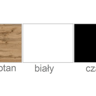 stolik 67 loft okrągły Good SO ława mała kawowa biały czarny dąb wotan