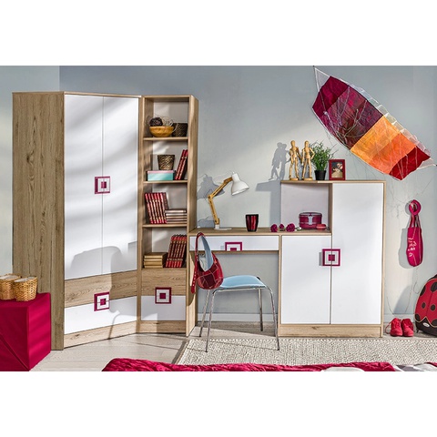 Zestaw meblościanka narożna NICO 9 z biurkiem młodzieżowa dla dzieci