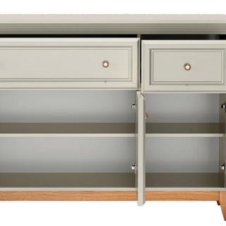komoda 135 ,5 elegancka stylowa Windsor 01 na nóżkach szuflady półki