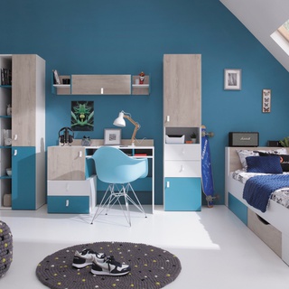 półka 125 zamykana Planet 12 szafka wisząca nad biurko komodę łóżko