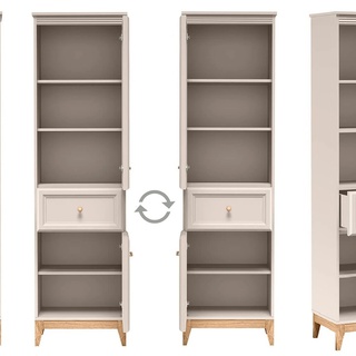 witryna 55 na nóżkach Windsor 06 słupek przeszklony regał gablota