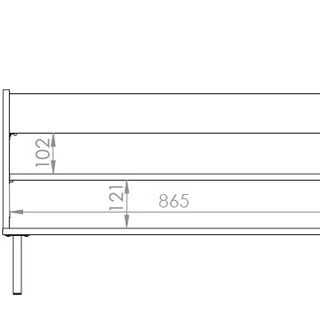 szafka 90 z siedziskiem tapicerowanym Voco 05 ławka na buty