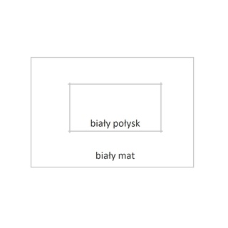 półka 120 ścienna Bergen 11 nad biurko komodę łóżko biała do pokoju