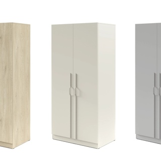 szafa 100 wysoka ubraniowa Braga 03M półki drążek na wieszaki