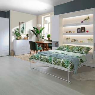 komoda 120 z szufladami półkami Perfect 03 pojemna szafka biała