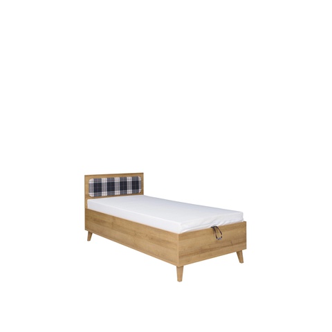 Łóżko 90X200 z pojemnikiem MEMONE 04 na nóżkach podnoszone 90