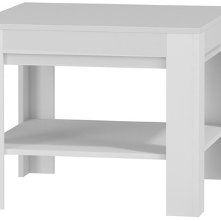 zestaw mebli pokojowych Alaska 1 witryna komoda rtv szafka ława biała