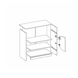 Komoda Tenus TK2D2SZ