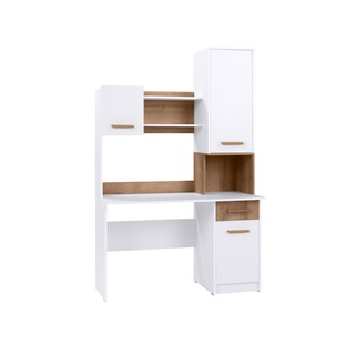 biurko 125 z nadstawką regałem Grant 11/12 duże młodzieżowe ucznia