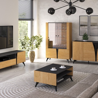 komoda 170 z LED barkiem Toscania 04 duża szeroka szafka elegancka