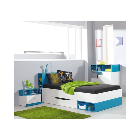 Zestaw MOBI B2 łóżko szafka nocna komoda dla młodzieży dzieci