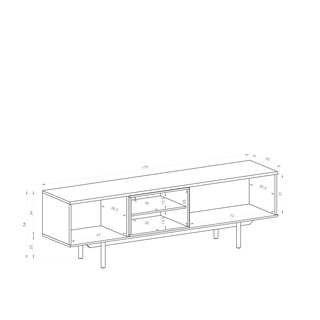 Szafka RTV Inox IRTV175