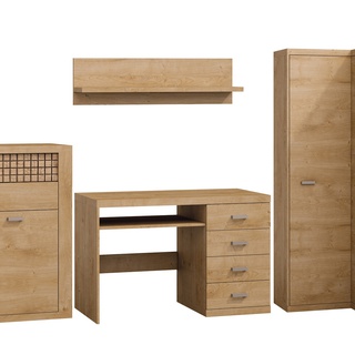 komoda 102 z szufladami Natural 06 szafka pakowna wysoka do pokoju