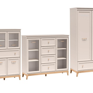 szafa 92 nowoczesna elegancka Windsor 10 ubraniowa na nóżkach