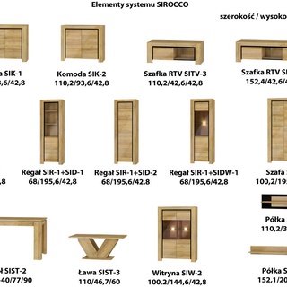 Regał Sirroco SIR-1 + SID-1