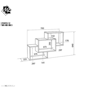 Półka Porto 12 WYPRZEDAŻ