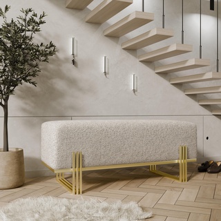 ławka 100 siedzisko Theo tapicerowane mix kolory do przedpokoju korytarza