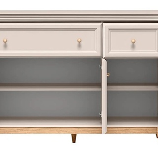 komoda 135 ,5 elegancka stylowa Windsor 01 na nóżkach szuflady półki